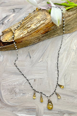 Baby Pearls & Citrine