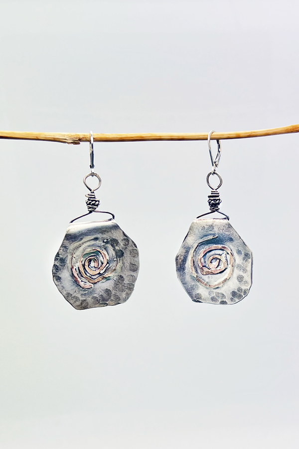 Sterling + Gold Earring