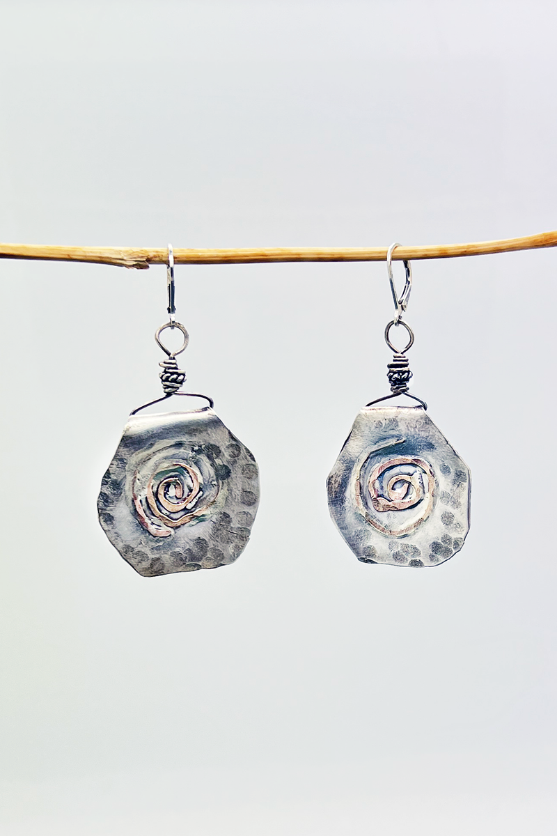 Sterling + Gold Earring