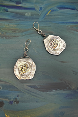Sterling + Gold Earring