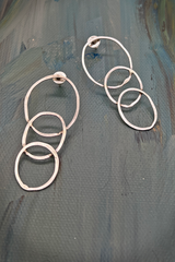 Sterling Layered Studs