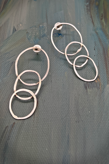 Sterling Layered Studs