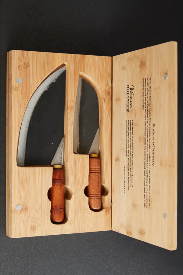 Thai Moon Knife Duo Set