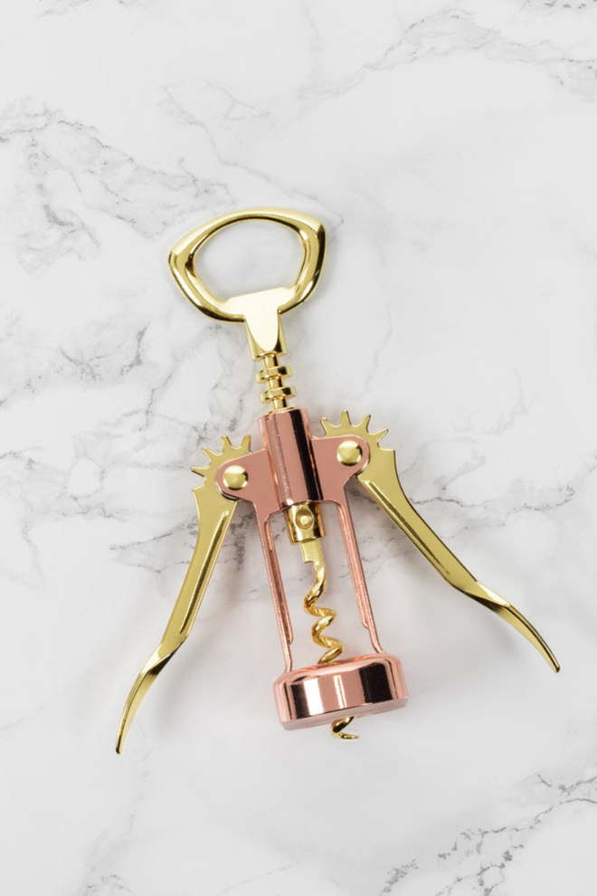 Copper and Gold Winged Corkscrew