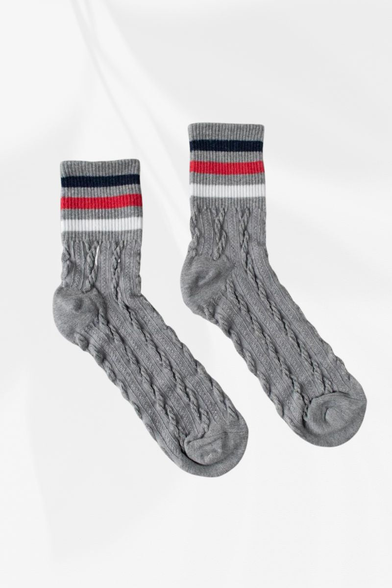 Retro Twist Casual Socks