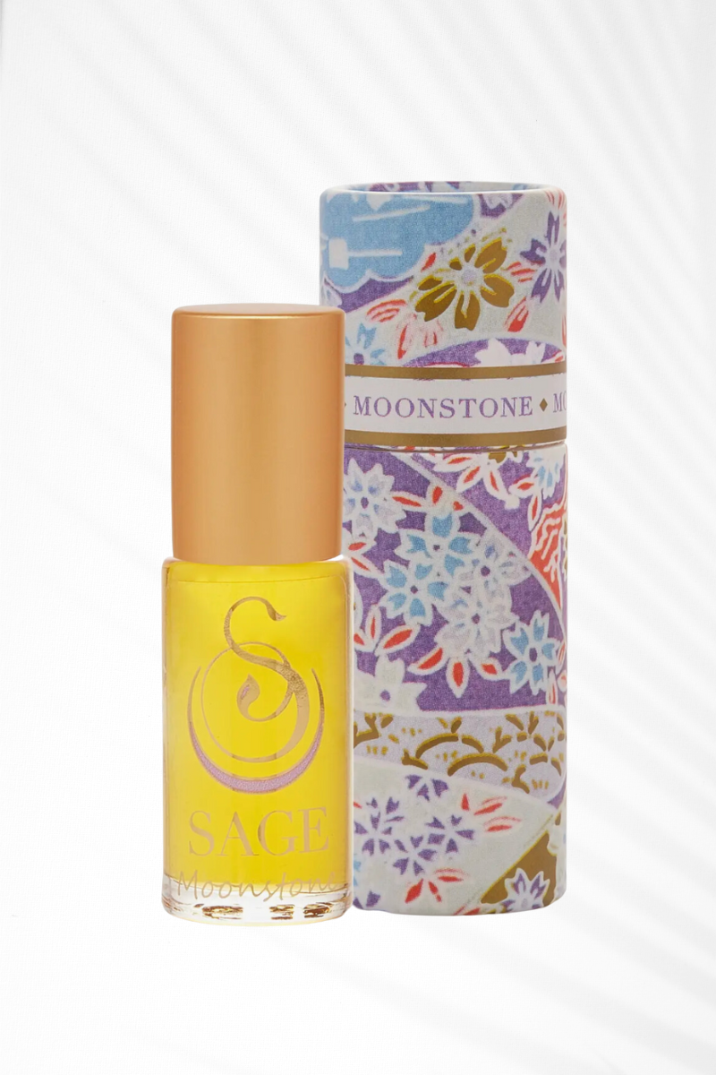 Moonstone Gemstone Perfume Oil - 1/8 oz Roll-On