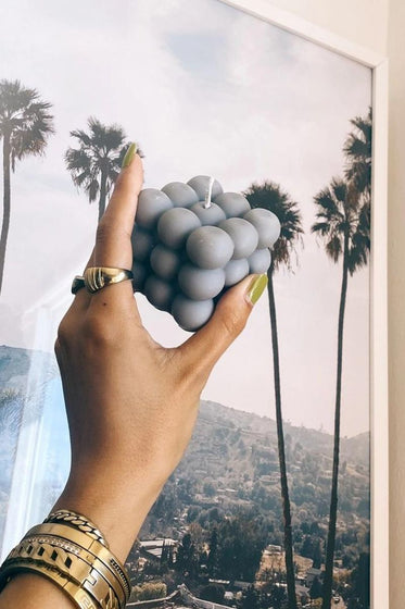 Mid Century Bubble Candle