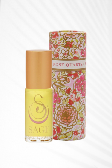 Rose Quartz Gemstone Perfume Oil - 1/8 oz Roll-On