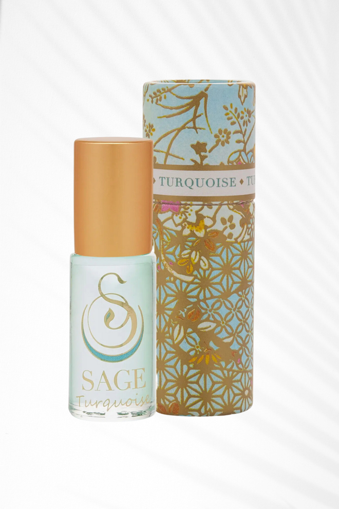 Turquoise Gemstone Perfume Oil - 1/8 oz Roll-On