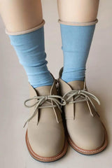 Dusty Roll Up Casual Socks