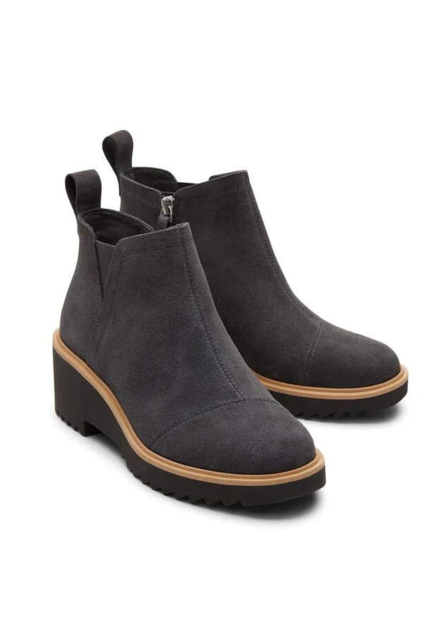 Maude Forged Suede Wedge Boot