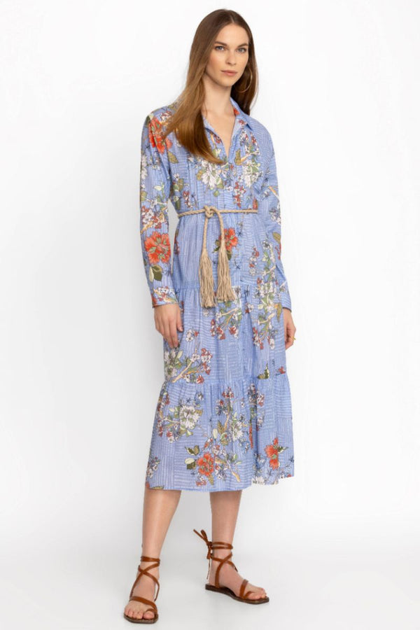 Mosaic Tiered Wanderer Dress