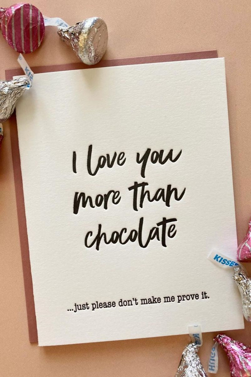 More than Chocolate Greeting Cards