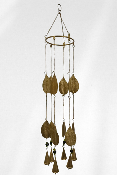 Laurel Leaf Hanging Bell Chime