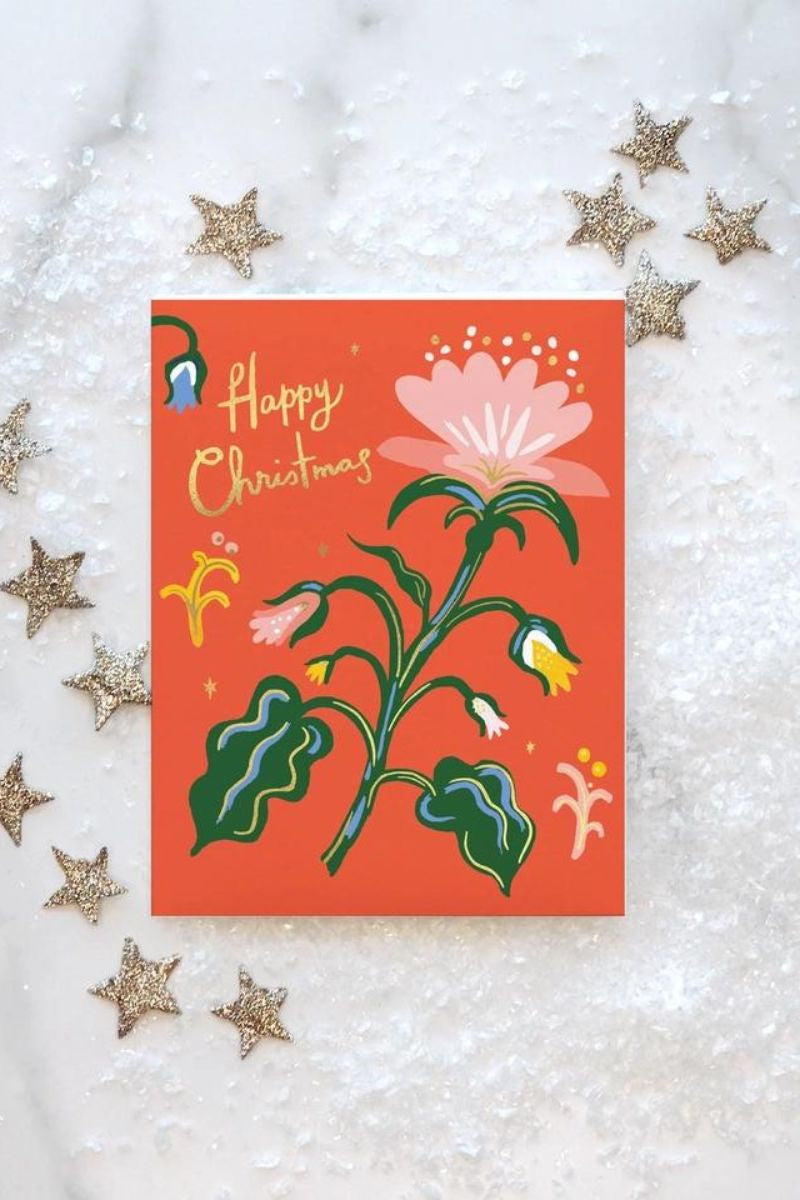 Holiday Flower Card