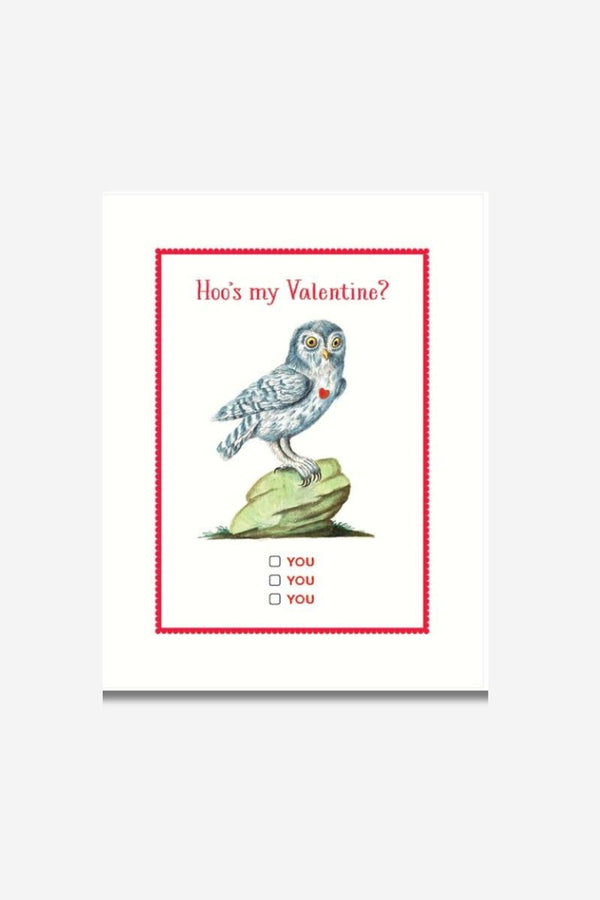 Hoo’s My Valentine? | Valentine Greeting Card