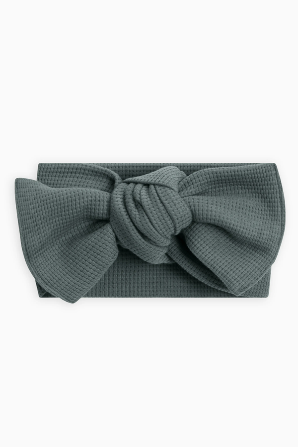 Waffle Knot Bow Wrap