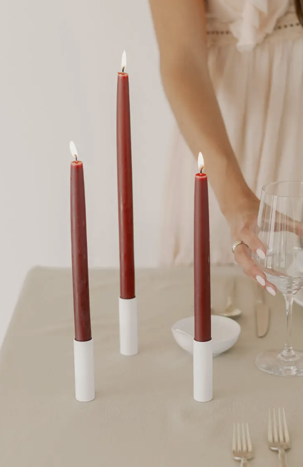 14" Beeswax Dipped Taper Candles