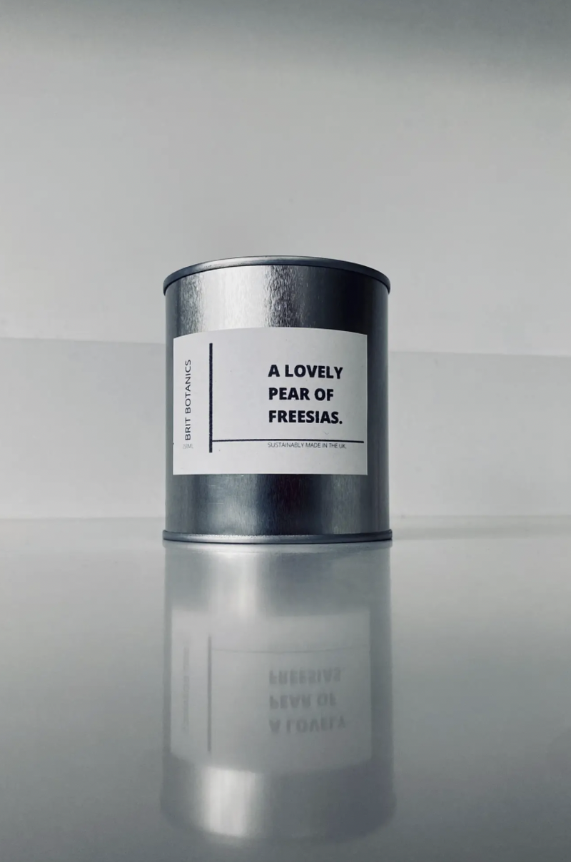 English Pear and Freesia Paint Pot Candle