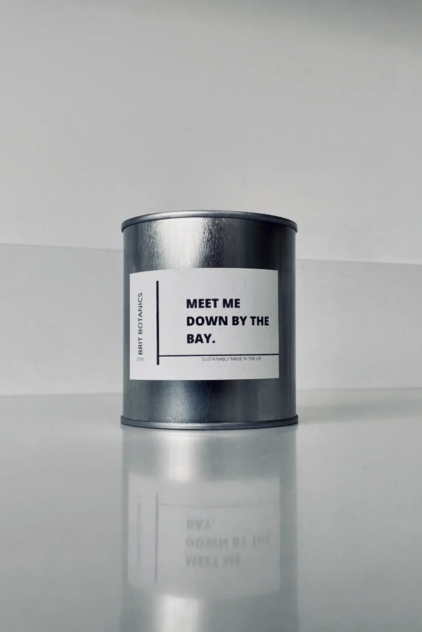 Floral Marine Scent Paint Pot Candle