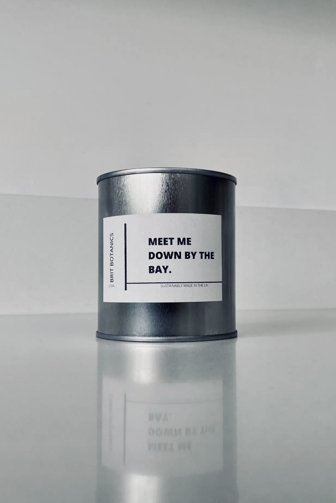 Floral Marine Scent Paint Pot Candle