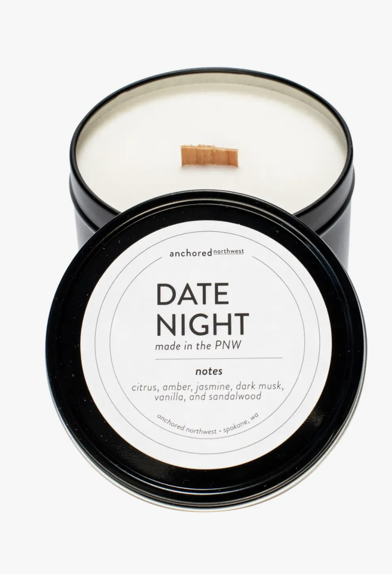 Date Night Travel Tin Candle