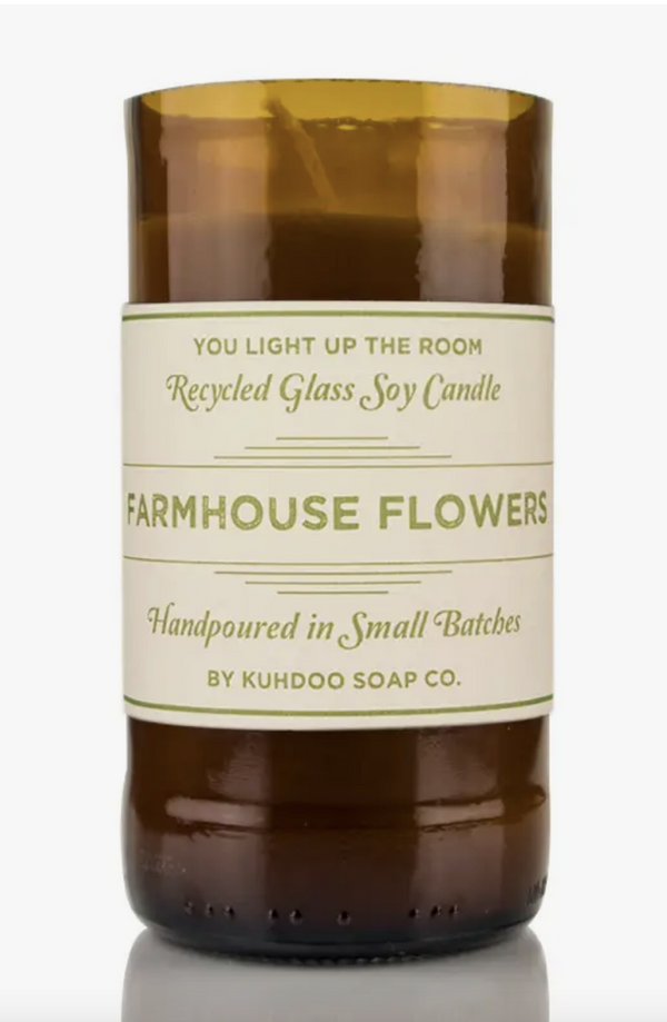 Farmhouse Flowers Candle
