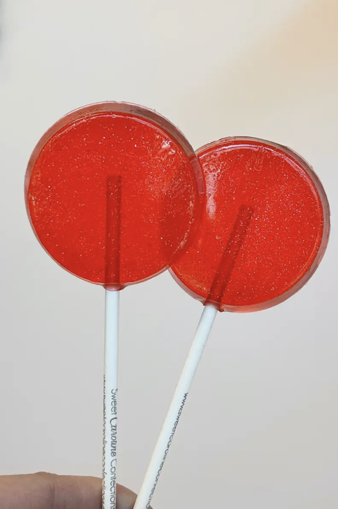 Hot Cinnamon Lollipop