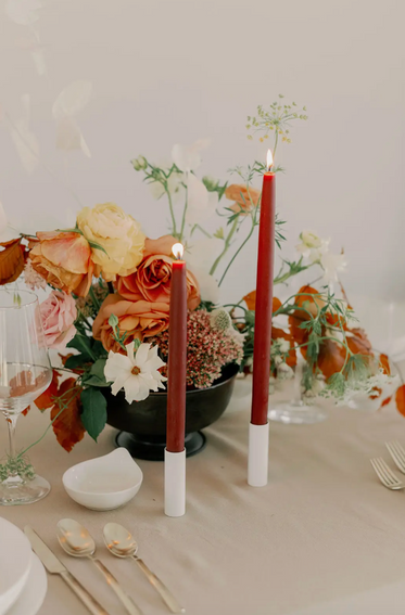 14" Beeswax Dipped Taper Candles