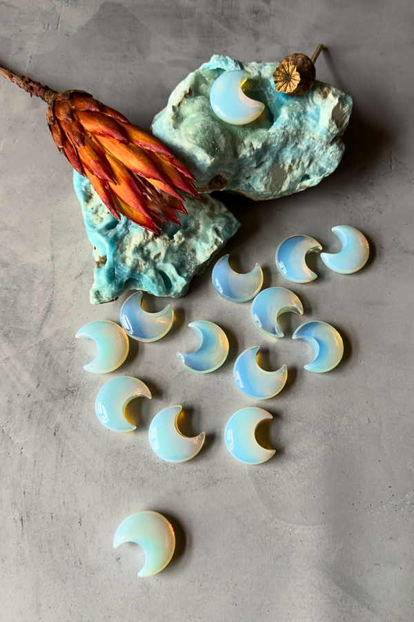 Opalite Half Moons