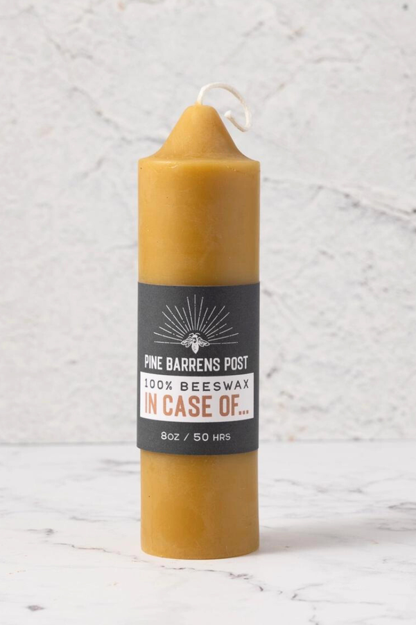 Pure Beeswax Emergency Candle