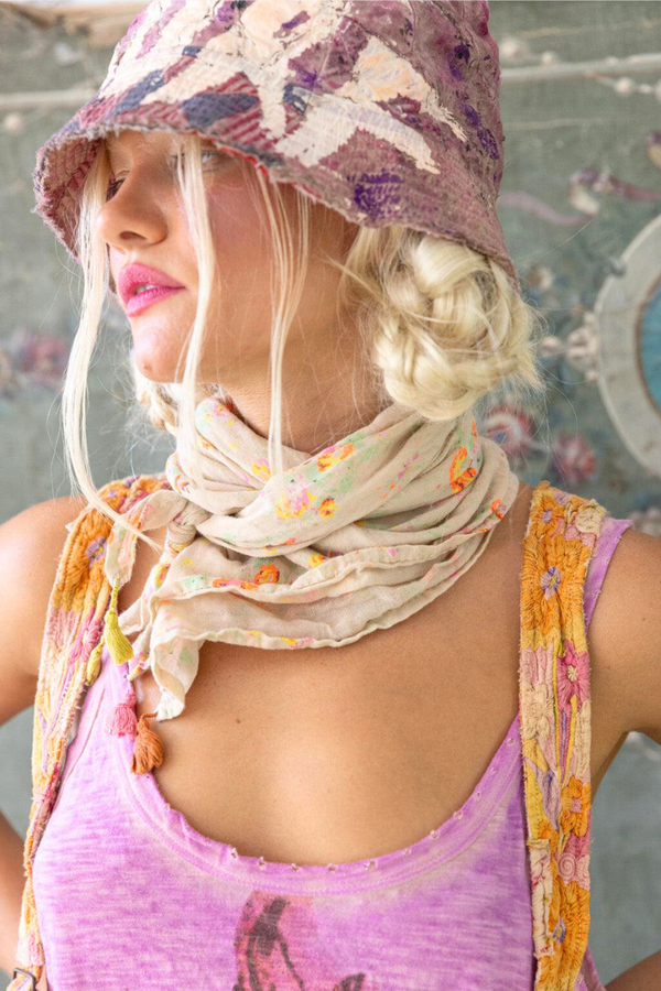 Floral Neon Scarf