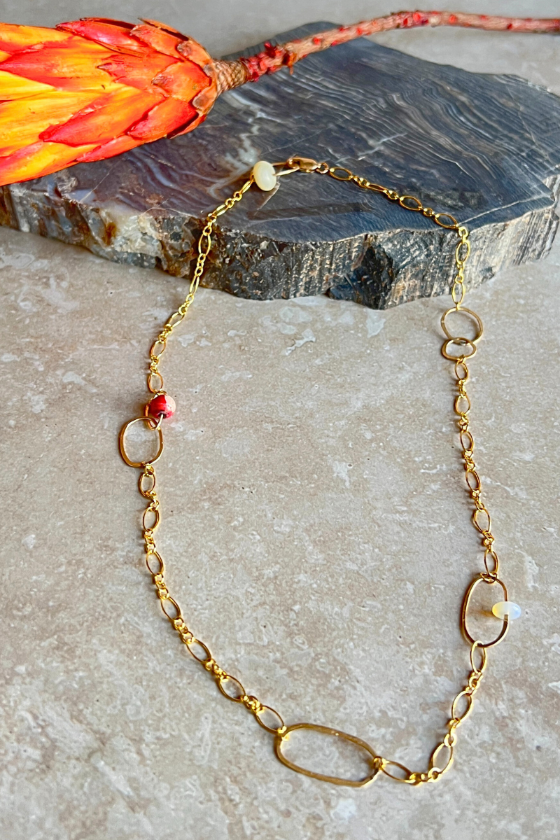 Medium Weight Gold Necklace