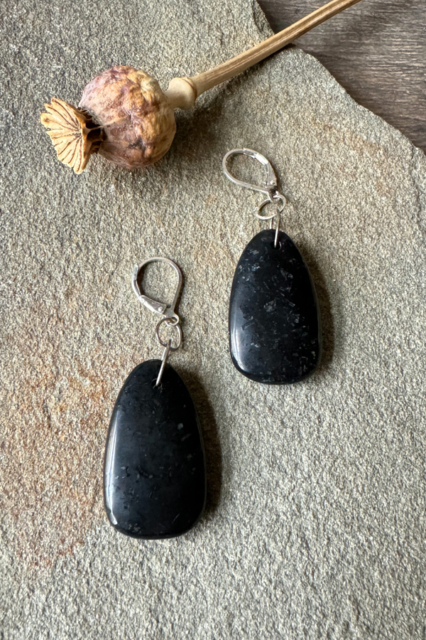 Black Tourmaline Earrings