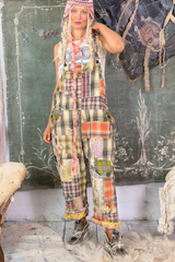 Patchwork Love Overalls