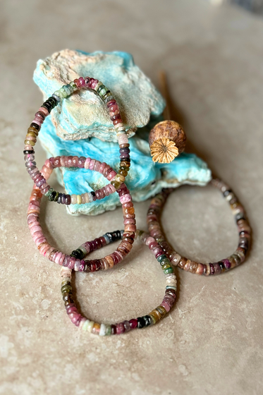 Tourmaline Rondelle Bracelet