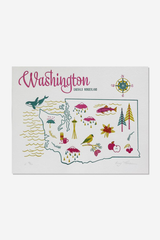 Washington 8" x 10" Letterpress Print