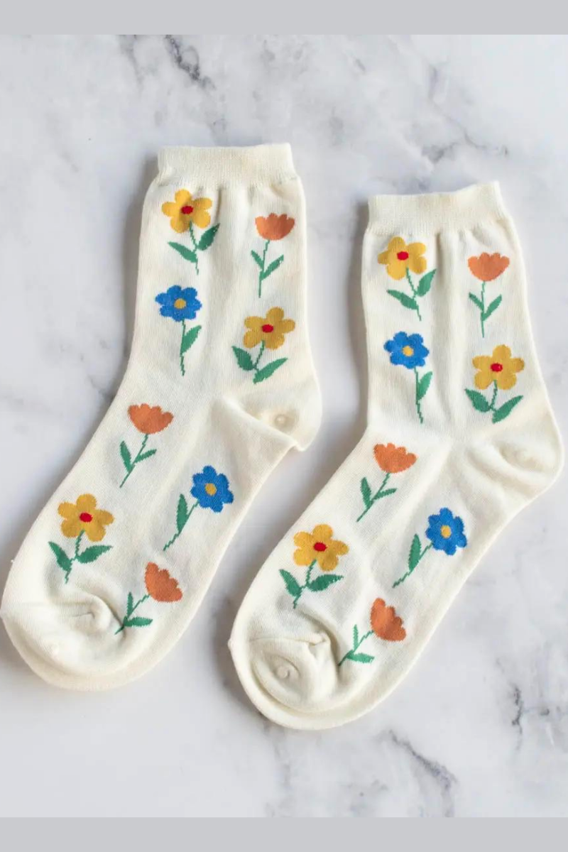 Favorite Flower Casual Socks
