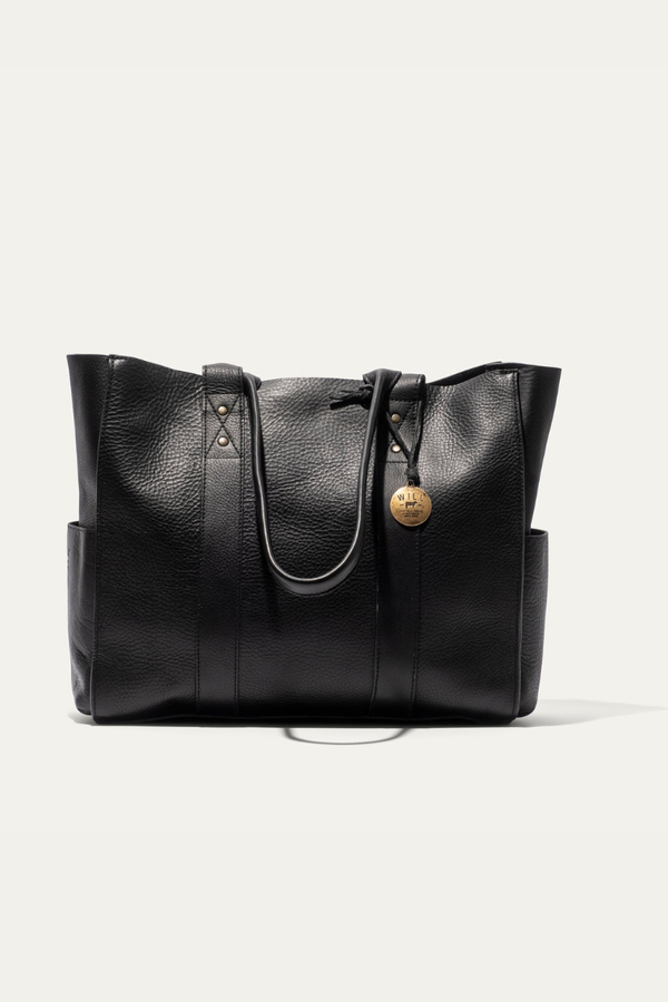 All Leather Utility Tote