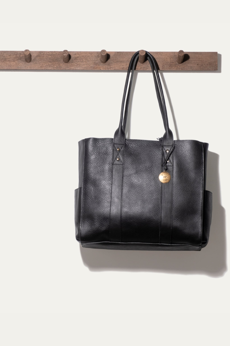 All Leather Utility Tote
