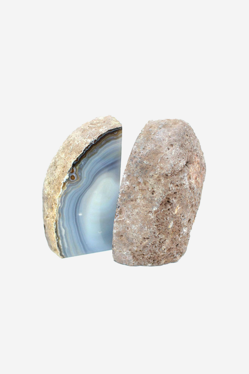 Agate Book Ends