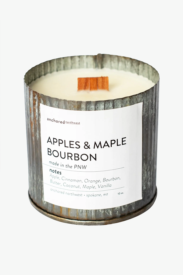 Apples & Bourbon Rustic Candle