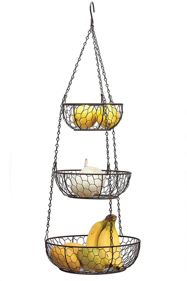 Chicken Wire Hanging Basket