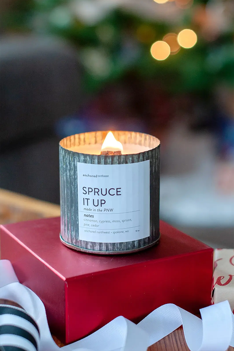 Spruce It Up Rustic Candle